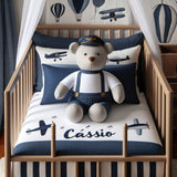 Cassio Baby cot set - The Linen House