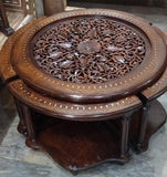 Center table set / Nest of tables / pizza table - The Linen House