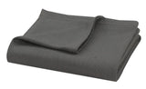 Charcoal Drift Sofa Throws Thermal - The Linen House
