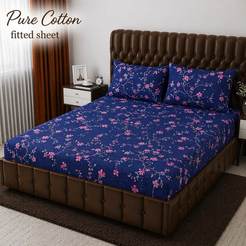 Charming Floral Fitted Sheet - The Linen House