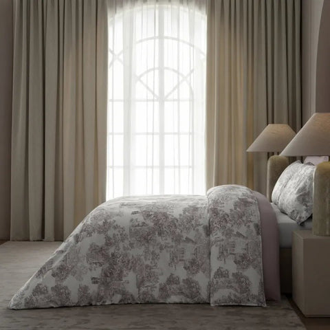 Classic Countryside Toile Printed Duvet Set – Luxury Bedding - The Linen House