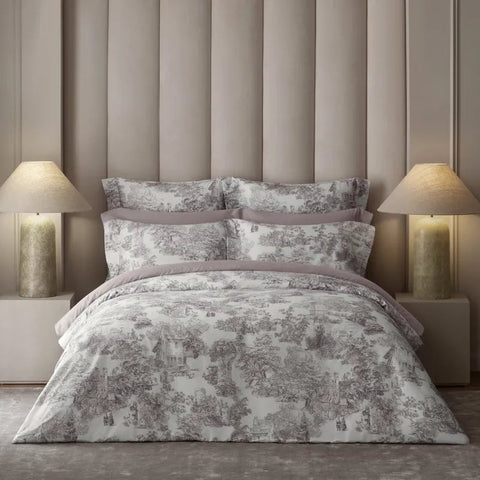 Classic Countryside Toile Printed Duvet Set – Luxury Bedding - The Linen House