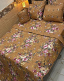 Classic Floral Printed Bedspread Set – 7 Pcs - The Linen House