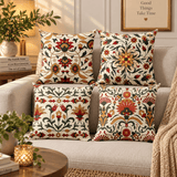Classic Folk Florals Cushion Covers (Pack of 4) - The Linen House