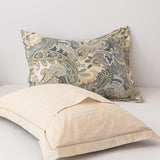Classic Multicolor Paisley Printed Duvet Set - The Linen House