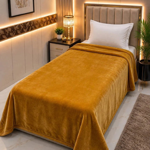 Classic Single Fleece Blanket - The Linen House