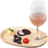 Cocktail Appetizer Plates with Glass Holder - The Linen House