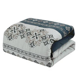 Color Combo Embroidery Duvet Set - The Linen House