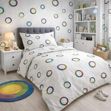 Colorful Circle Fun Kids Bedsheet - The Linen House