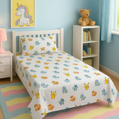 Colorful Pokemon Bedding Set for Kids - The Linen House