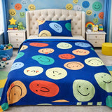 Colorful Smiley Face Kids Bedsheet - The Linen House