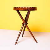 Compass Ringel Shisham Table - The Linen House