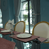 Composed in Light and Texture Table Mat Set - The Linen House