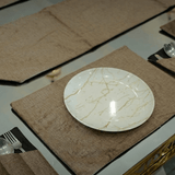 Composed in Light and Texture Table Mat Set - The Linen House