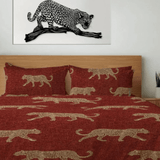 Contempo Leopard Printed Bedding Duvet Set - The Linen House