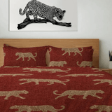 Contempo Leopard Printed Bedding Duvet Set