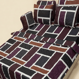 Contemporary Home Printed Bedspread Set – 7 Pcs - The Linen House