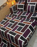 Contemporary Home Printed Bedspread Set – 7 Pcs - The Linen House