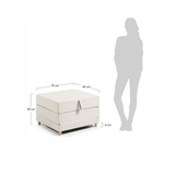 Convertible Ottoman Sleeper Bed - The Linen House