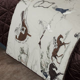 Countryside Equestrian Duvet Set – Stylish Horse Print Bedding - The Linen House