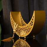 Crescent Moon Shaped Metal Islamic Decor - The Linen House