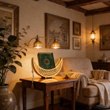 Crescent Moon Shaped Metal Islamic Decor - The Linen House