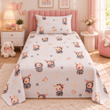 Cute Bunny Kids Bedsheet - The Linen House