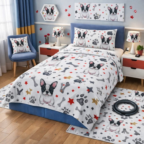 Cute Puppy Kids Bedsheet - The Linen House