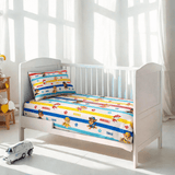 Cute Puppy Squad Baby Crib Sheet & Pillow - The Linen House