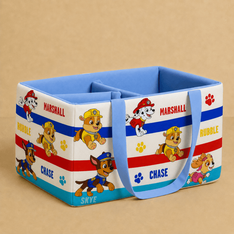 Cute Puppy Squad Diaper Caddy Bag - The Linen House