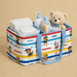 Cute Puppy Squad Diaper Caddy Bag - The Linen House