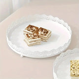 Elegant Lace Display Tray Set