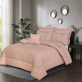 Beige Cristina Embroidered Comforter