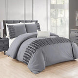 Twisted Pleated Duvet Set - The Linen House