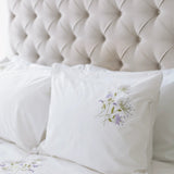 Dandelion Embroidered Design - The Linen House
