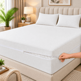 Deep Pocket Mattress Cover - The Linen House