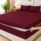Deep Pocket Mattress Cover - The Linen House