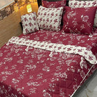 Designer Style Printed Bedspread Set – 7 Pcs - The Linen House