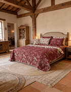 Designer Style Printed Bedspread Set – 7 Pcs - The Linen House