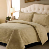 Diamond Quilted Bed Spread King Size - The Linen House