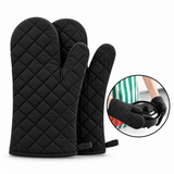 Diamond Quilted Cooking Gloves - The Linen House