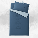 Dinosaur - Themed Kids Bedding Set with Embroidered Comforter & Pillow - The Linen House