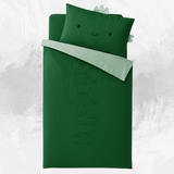 Dinosaur - Themed Kids Bedding Set with Embroidered Comforter & Pillow - The Linen House