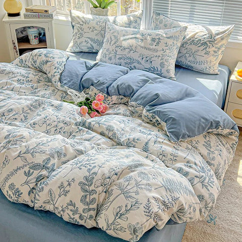 Ditsy Floral Digital Print Duvet Set– Luxury Bedding - The Linen House