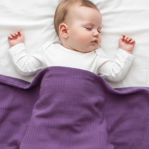 Dobby Cuddle Baby Blanket - The Linen House