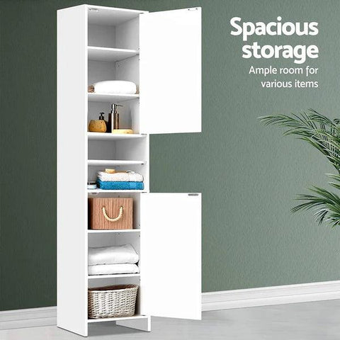 Double Cabinet Bathroom Rack - The Linen House