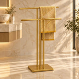 Double Freestanding Towel Stand - The Linen House