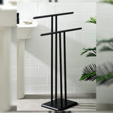Double Freestanding Towel Stand - The Linen House