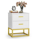 Modern Sofa Side Table With 2 Drawers