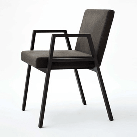 Grey Arm Chair - The Linen House